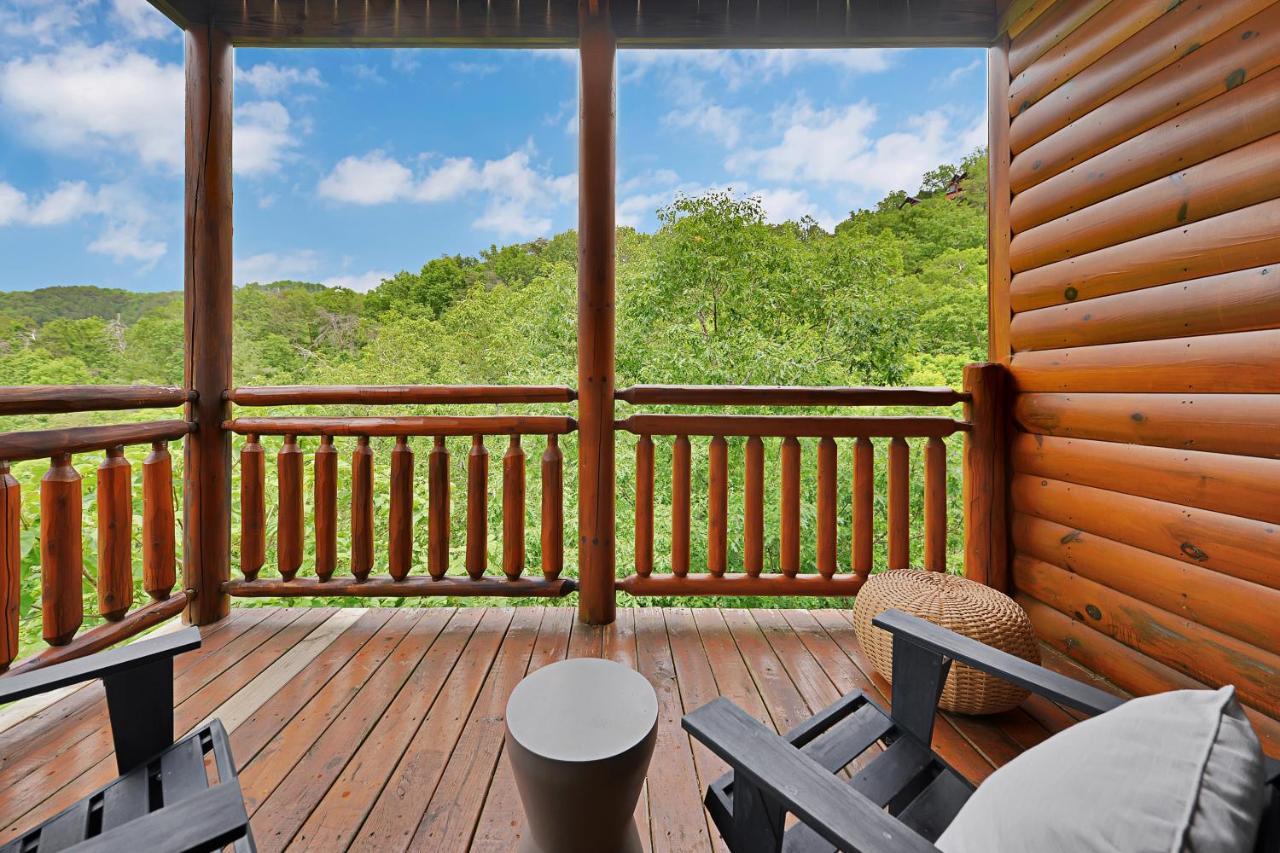 Вилла Gorgeous Large Mountain View Cabin W Hot Tub, Free Wifi, Games Севьервилл Экстерьер фото